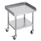 Vevor Stainless Steel Work Table 24"x28" Commercial Food Prep Table W/ 4 Casters