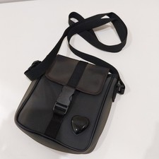 Borsa tracolla Moschino Unisex nera 17x14x3cm