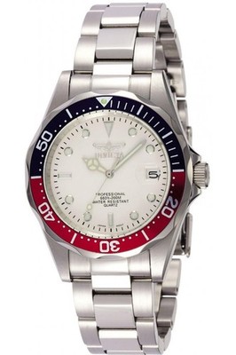 INVICTA Pro Diver Edelstahl Quarz Uhr 37mm