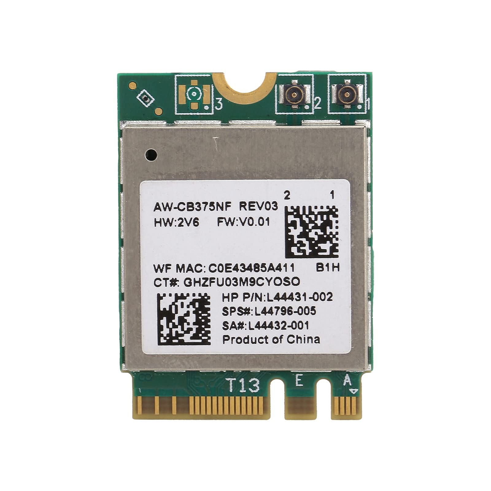 Carte WiFi M.2 NGFF Bluetooth 5.0 adaptateur réseau PC portable 5GHz