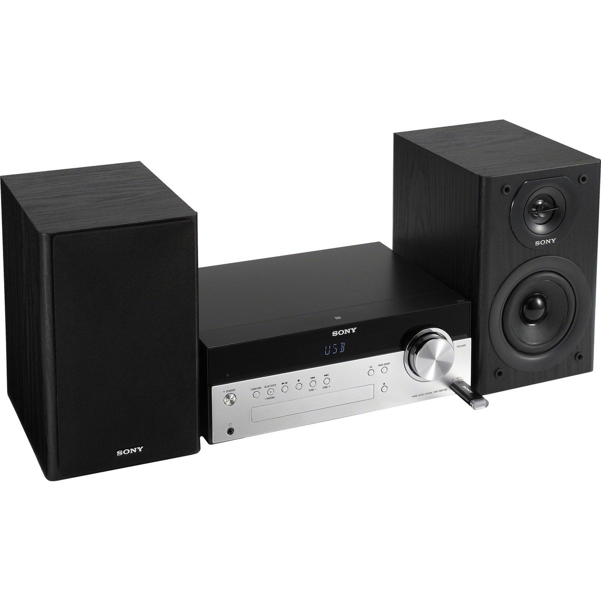 SONY CMT-SBT100 ミニコンポ Bluetooth CD Sony CMT-SBT100 Bluetooth Micro Music System - Black/Gray | eBay