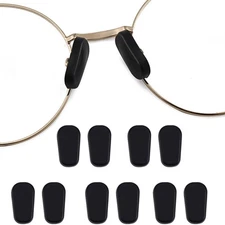Nose Pads Covers,5 Pairs BEHLINE Slip-on Eyeglasses Nose Pads Covers,Soft Silico