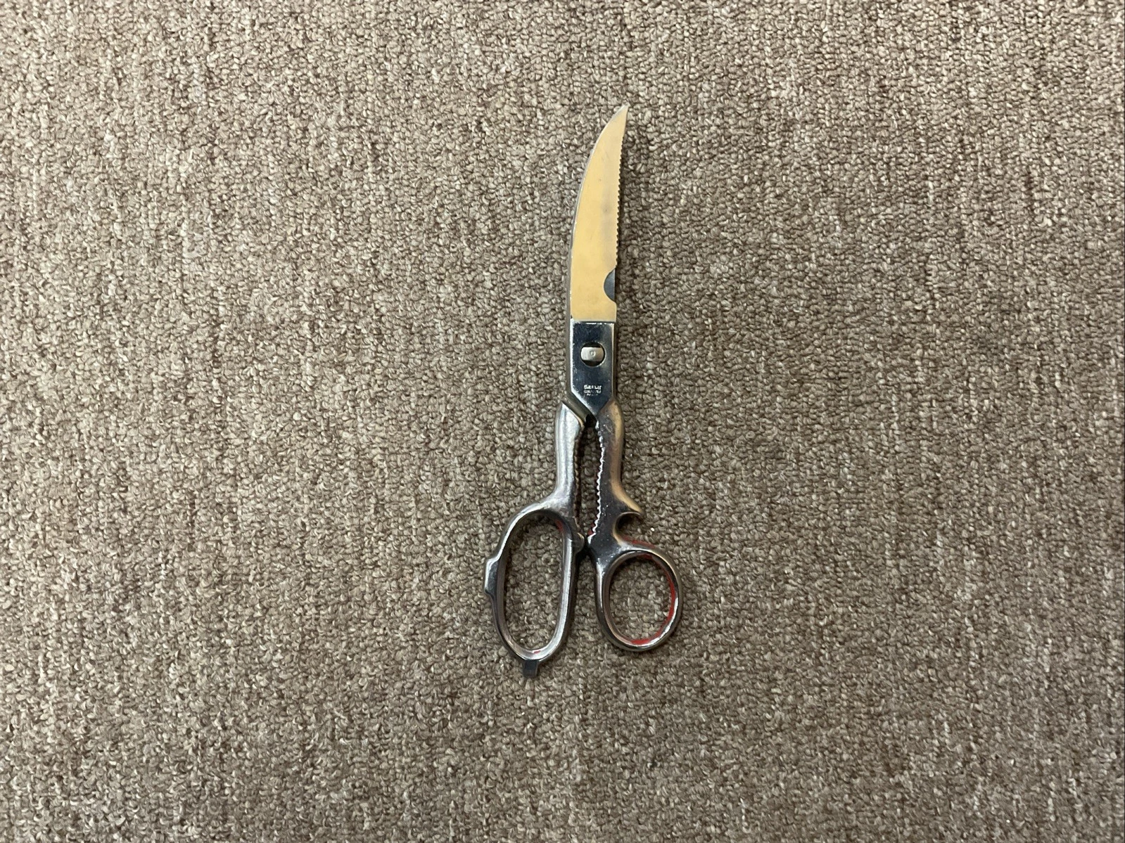 Vintage Scissors Chrome 8in Take Apart Serrated Kitchen Shears Italy
Opens in a new window or tab