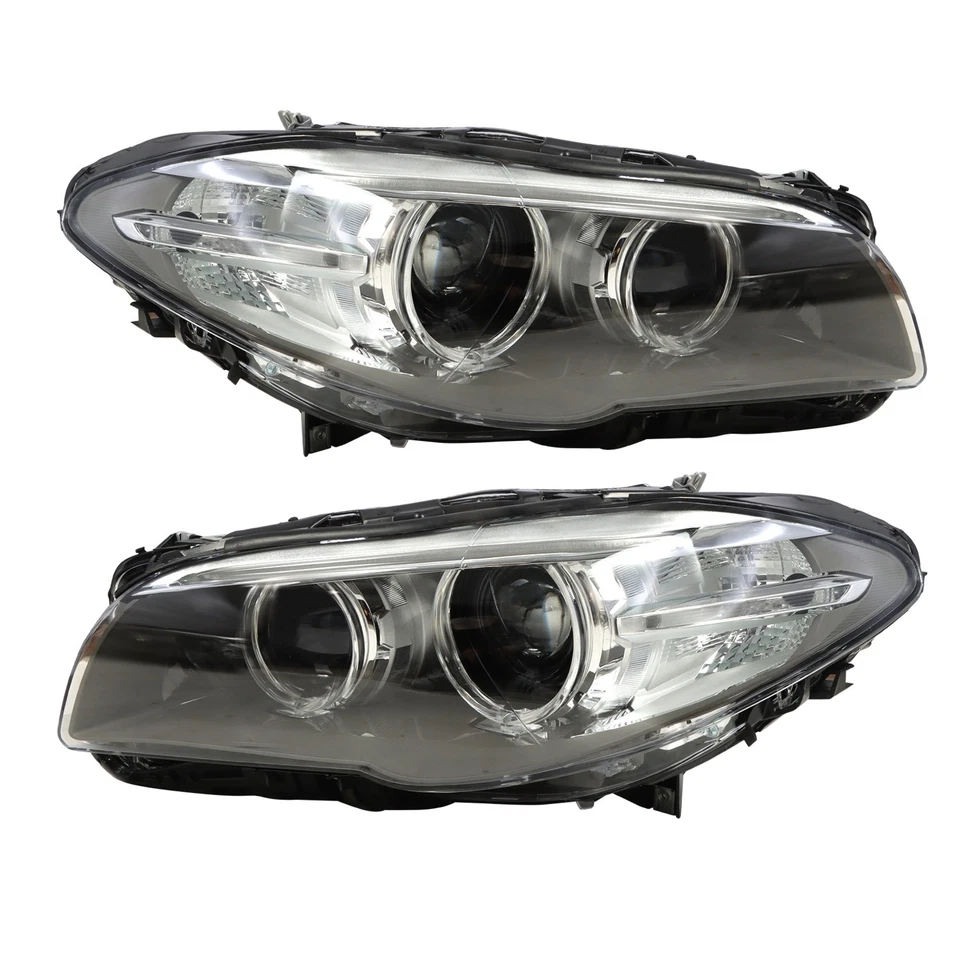 Xenon/HID Headlights For 2014-2017 BMW 5 Series F10 528i 535i Headlamps Pair Set - Image 3 of 4