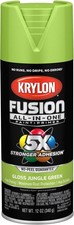 Krylon Fusion All In One Spray Paint 5x stronger 12 Oz, Jungle Green