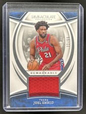 2024-25 Panini Immaculate Joel Embiid Remarkable Jersey #/99