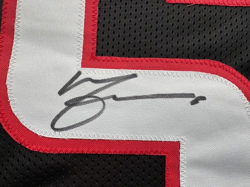 MICHAEL CRABTREE SIGNED RED AND BLACK JERSEY Texas Tech Raiders XL BAS - Picture 3 of 5