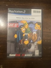 Batman: Rise of Sin Tzu for PlayStation 2 & NfL Street No Manual