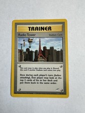 Pokémon TCG - RADIO TOWER - 95/105 - RARE - UNLIMITED - NEO DESTINY 2002 - LP on eBay