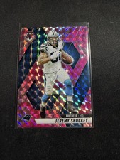 2025 Panini Mosaic #129 Jeremy Shockey Mosaic Camo Pink