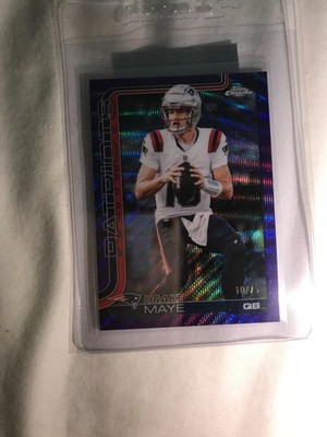Drake Maye 10/75 Topps Chrome 2025 rare 1/1