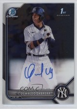 2022 Bowman Chrome Prospect Oswaldo Cabrera #CPA-OC Auto