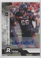 2018 Upper Deck CFL Auto Nolan MacMillan #160 Auto 0ka5