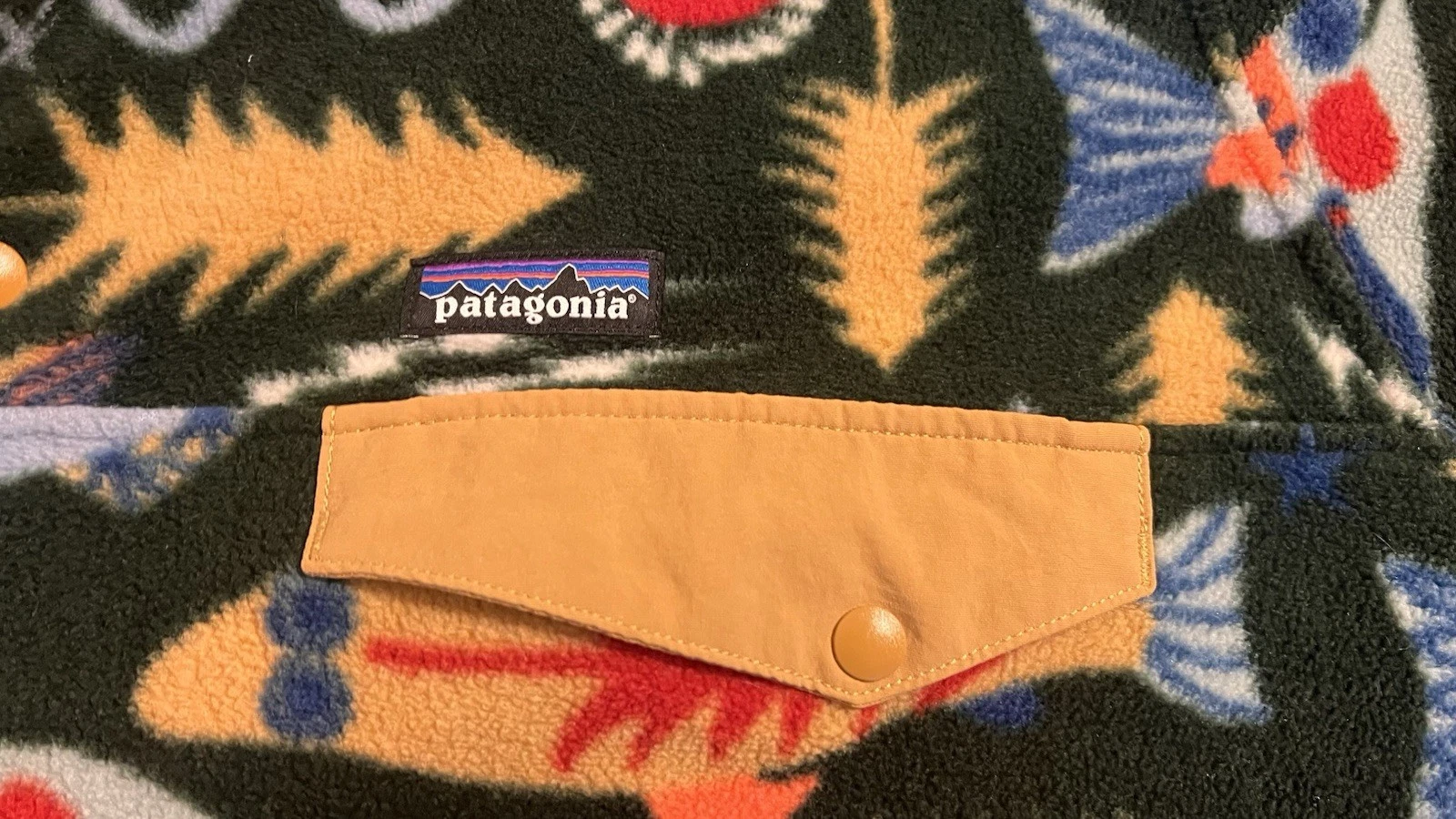 Patagonia Synchilla Fleece Snap-T Pullover Jacket Men’s XXL RARE TROUT ENERGY image 3