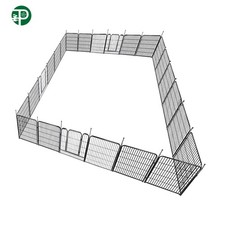 32x26 inch 24 Panels Pet Playpen Puppy Dog Exercise Pen Fence Indoor /Outdoor