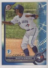 2022 Bowman 1st Edition Blue Foil 18/150 Martin Gimenez #BPPF-97 1b8