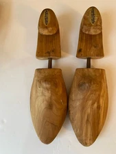 Vtg Nordstrom Wood Shoe Trees Mens XXLarge Keeper Stretcher Form Cedar Shaper
