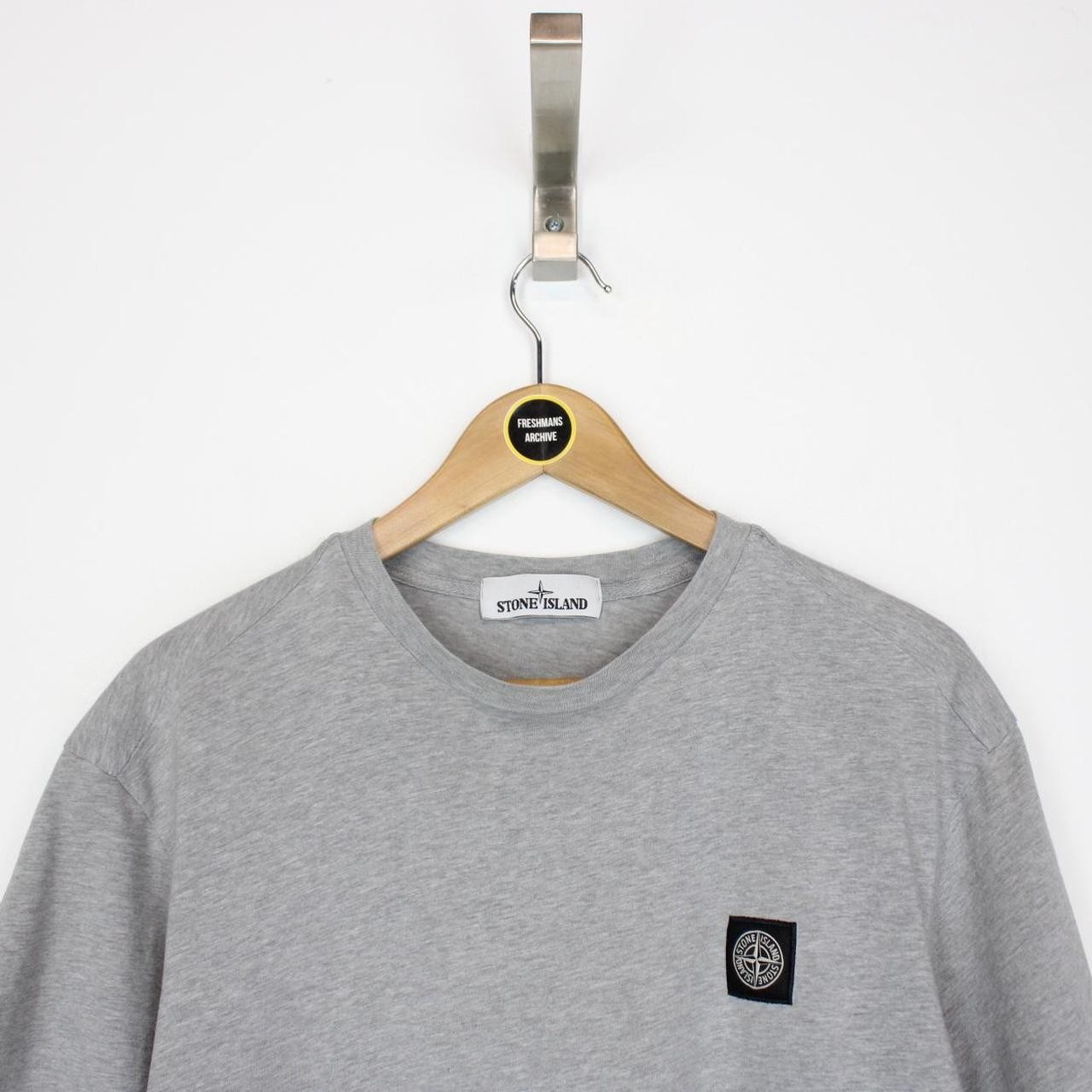 T shirt Stone Island AW 2015 grigia manica corta bussola
