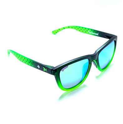Knockaround x Pelotonia Polarized Green Mirrored UV400 Unisex Sports Sunglasses