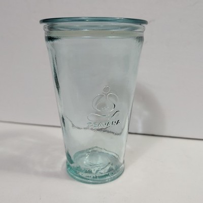 TEAVANA Tumbler 16 oz.Recycled Glass Spain Cold Cup with Lid Starbucks 
