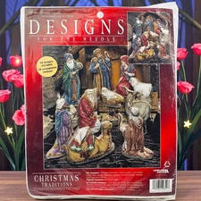 Designs For The Needle 10 Nativity Figures Counted Cross Stitch 319842 Christmas