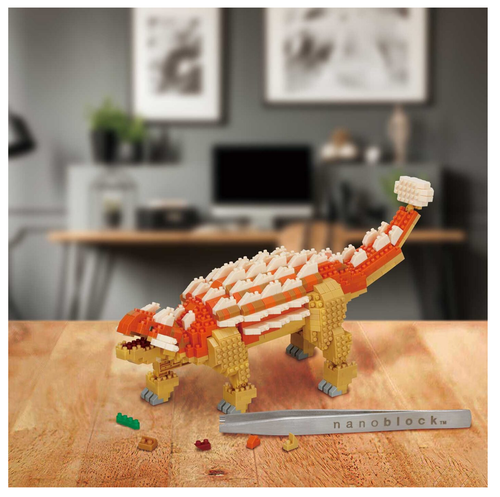 Nanoblock Ankylosaurus Deluxe, NBM-063, 1150 Pieces Level 4, NEW - Picture 7 of 8