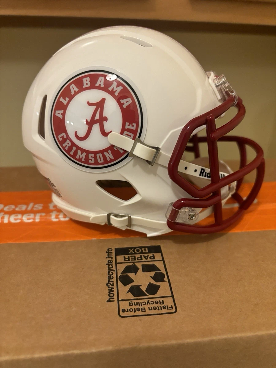 alabama football helmet raised - + US Flag Helmet Decal (Riddell SpeedFlex) The Fanz Collectibles Miniature Helmet features your photo inside that you can view through an eyepiece opening Welcome to the Rising Tide!