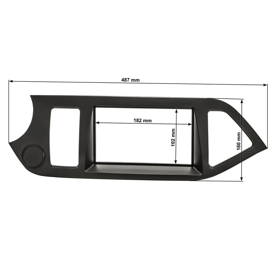 Cache radio 9 pouces tablette compatible avec Kia Picanto 2011-2017 Frz ou St... - Photo 4/4