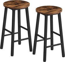 Bar Stools, Barstools Set of 2,Counter Height Barstools, 24.8" Bar Stools for Ki