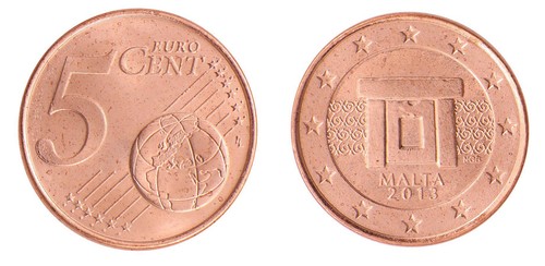 Malta 2 Cents - 2 Euro 4 Pieces Set, 2013, KM #126-132, Mint - Picture 3 of 5