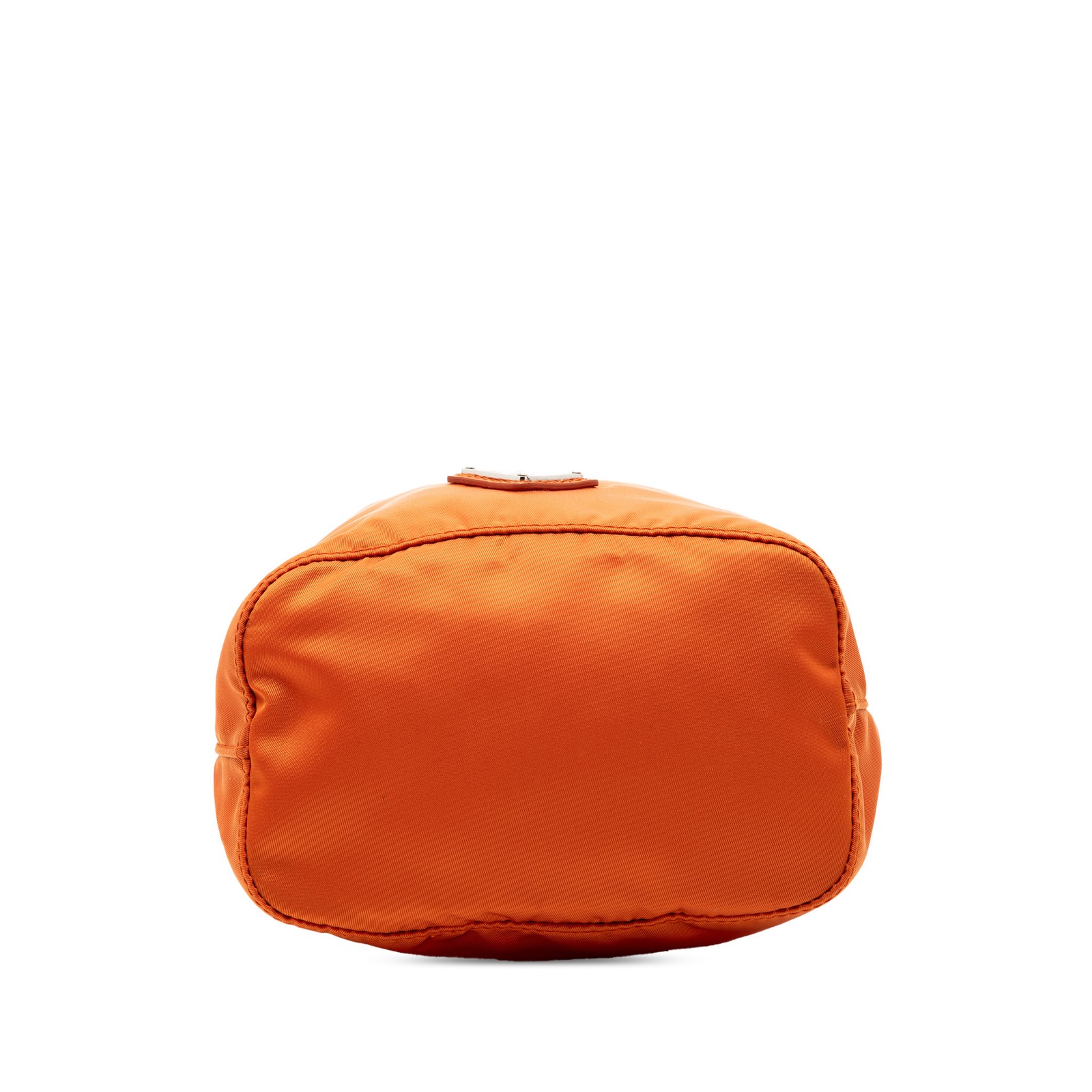 Authenticated Prada Tessuto Drawstring Pouch Oran… - image 3