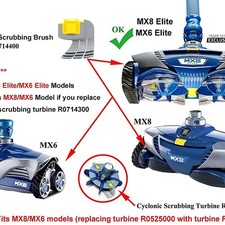 R0714400 do robota czyszczącego basenu Zodiac MX8 Mx6 szczotka cyklonowa