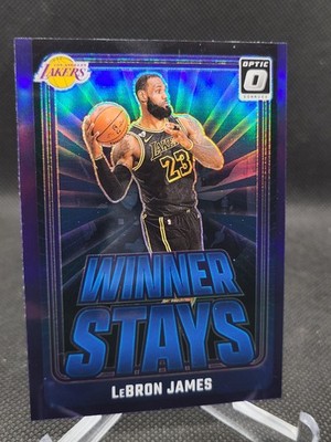 2024-25 Donruss Optic Purple Winner Stays #1 LeBron James Los
