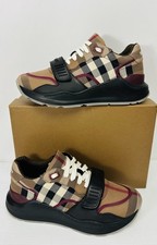 Burberry Ramsey Brown Beige Checker Size 39