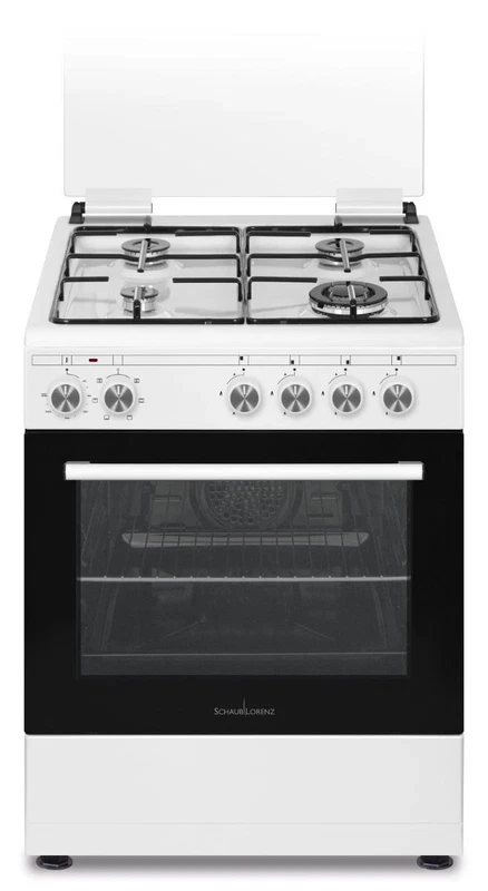 Cucina Fornello 4 Fuochi SCHAUB LORENZ con Forno Elettrico Multifunzione 60 cm