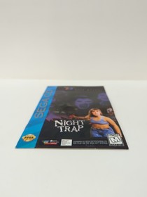 Night Trap (Sega CD, 1992) Authentic Blue Box Complete and tested, with reg.