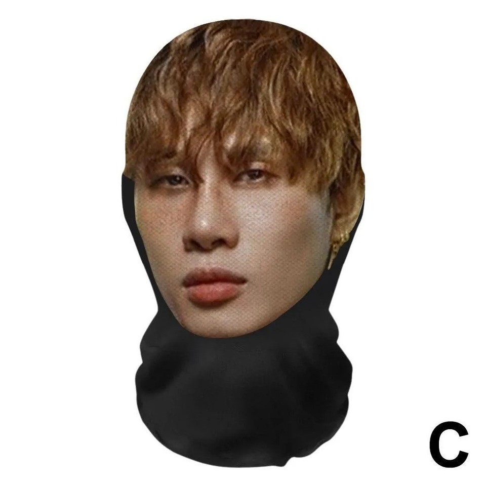 Cosplay Breathable sun_protection Mask Full Celebrity Face Rapper ...