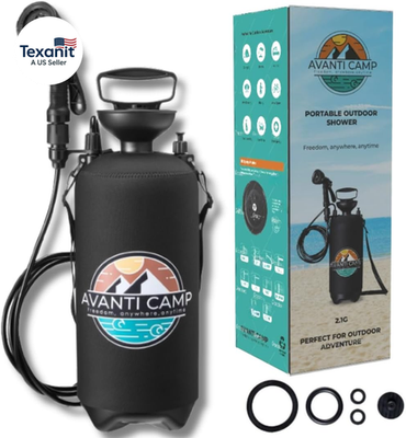 #ad Pressurized Camping Shower 8L 2.1 Gal – Portable Beach Shower for Surfing Cam $102.00