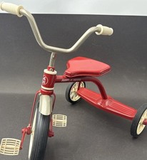 Triciclo Radio Flyer Vintage Miniatura Metal Rojo. Habitación infantil, muñecas, decoración