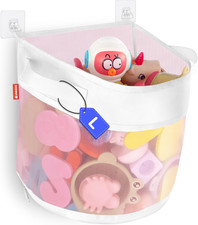 Bath Toy Organizer,4.15 Gallons Bathtub Toy Storage Organizer,Quick Access Bath