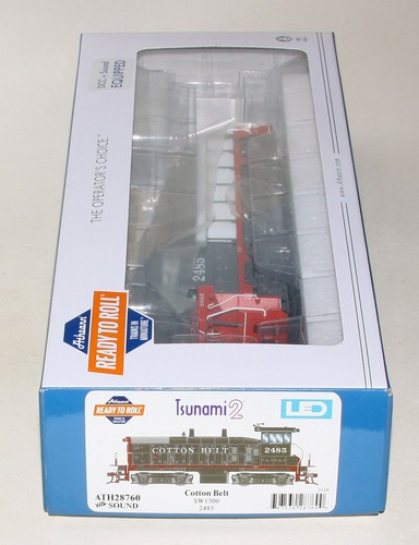 Cinturón de algodón Athearn SW1500 SSW 2485 Tsunami 2 luces LED de sonido escala HO | Zustand: New