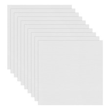 10Pcs 5mm Corrugated Plastic Sheets, 20 x 20 Inch Corrugated Poster Board White