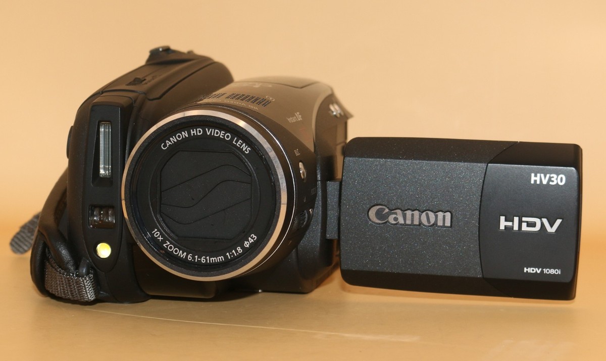 Canon VIXIA HV30 HDV miniDV Tape Camcorder – High Definition