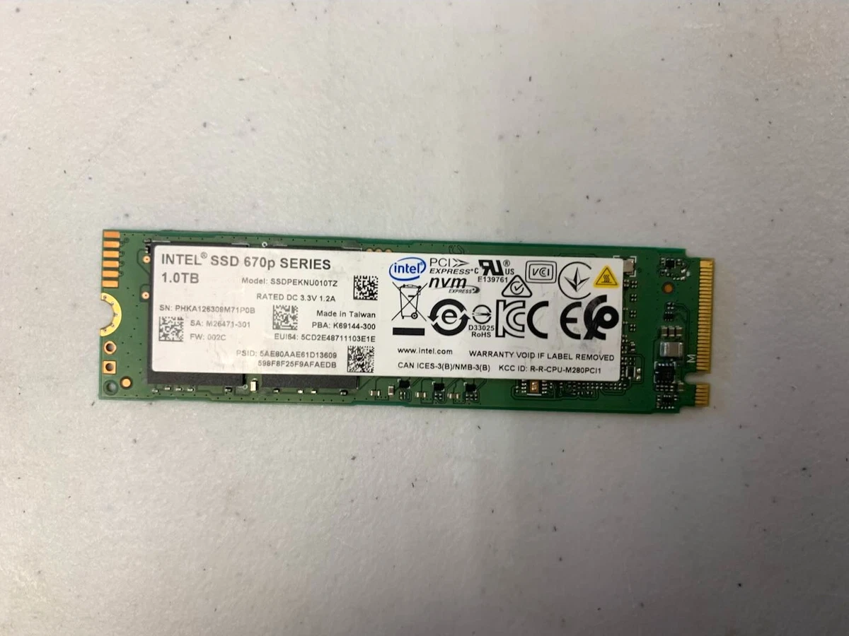 Intel M.2 Interface 1 TB Solid State Drives for sale | eBay