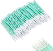 200 Pcs Cleaning swabs, Lint High Density Foam Sponge Lab Tip Swab Sticks for