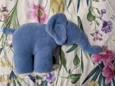 Jellycat Chime Chums Blue Elly Elephant Soft Toy with Chime Inside Retired