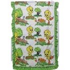 Rare Vintage Tweety Bird Sylvester The Cat 1975 Blanket Warner Bros Inc. 60 x 42