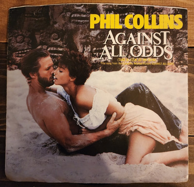 PHIL COLLINS - AGAINST ALL ODDS / THE SEARCH - 1984 7'' 45rpm w/PICTURE SLEEVE