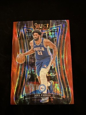 2024-25 Select Joel Embiid #321 Mezzanine Red Flash Prizm /299 (ST1)