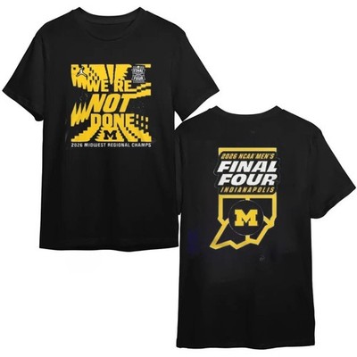 2026 Midwest Regional Final Four Basketball T-Shirt Hoodie